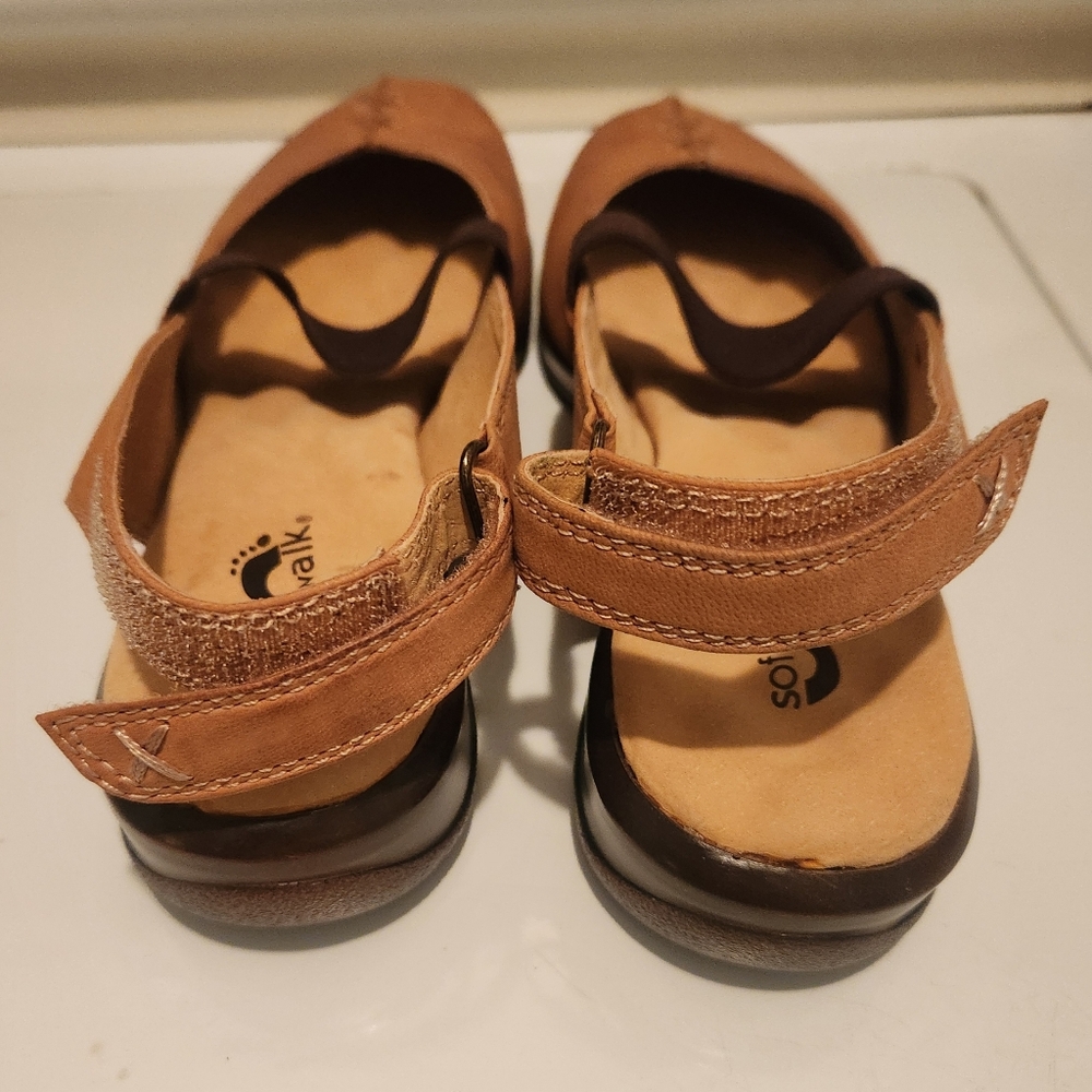 Softwalk Tan Tomale Sandals 9.5 - Picture 5 of 7